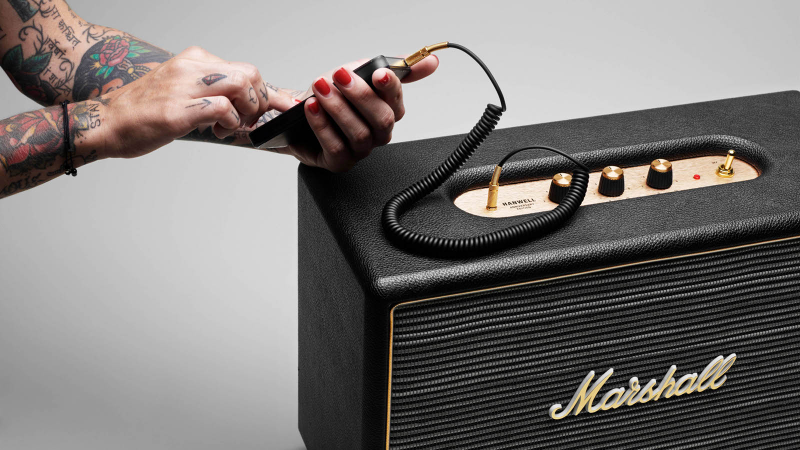 Illustration for article titled Marshall's First Stab at Home Audio Will Rock Your Apartment Hard